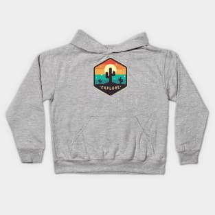 Explore Shield Kids Hoodie